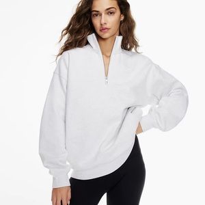 TNA Cozy Fleece Mega 1/4 Zip Sweatshirt